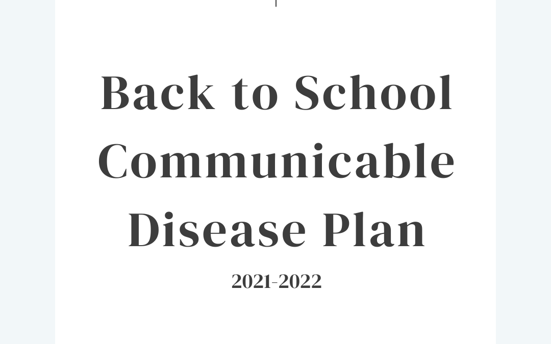 Back To School Communicable Disease Plan